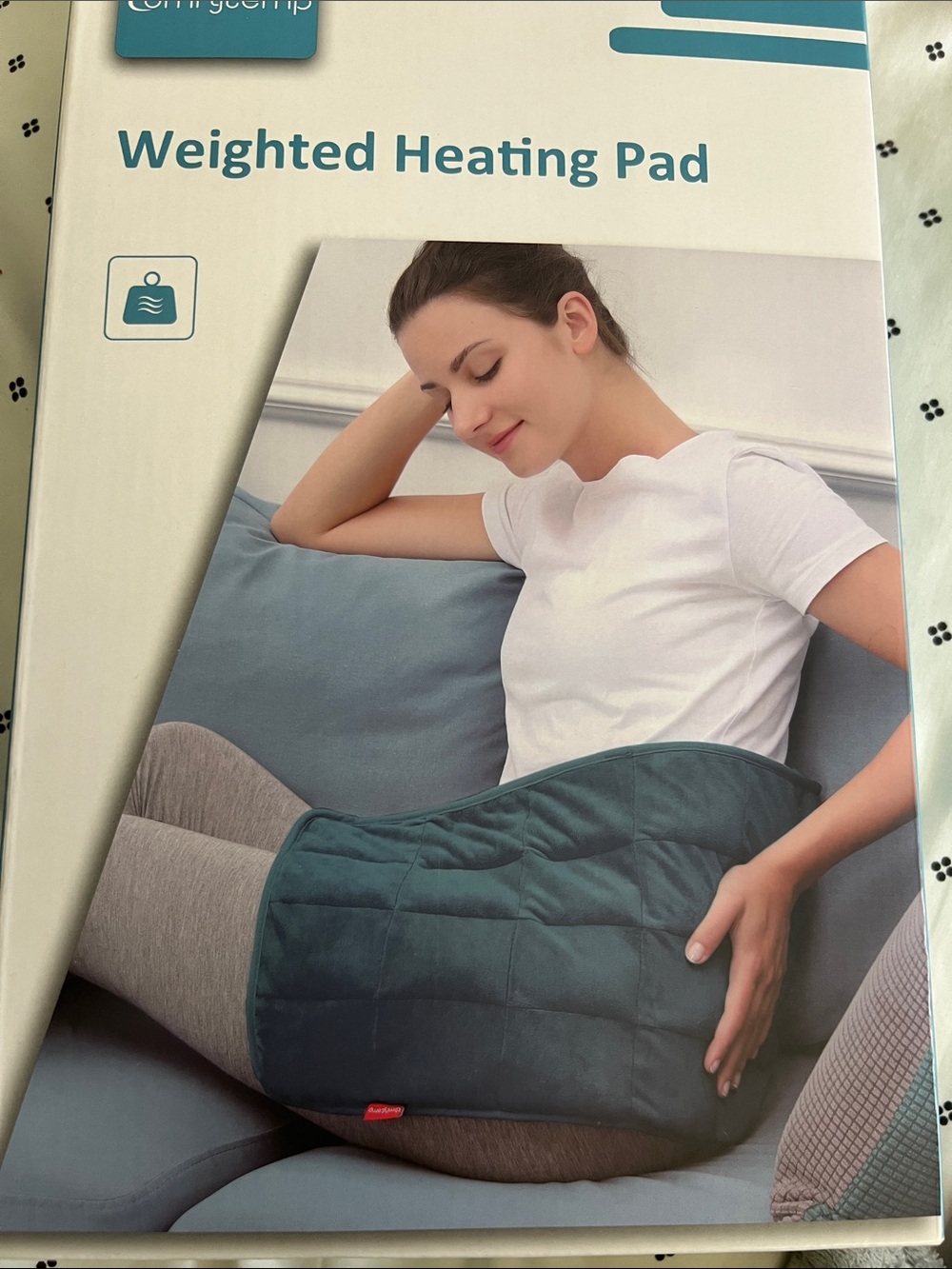 Weighted Heating Pad - Teal Comfort by